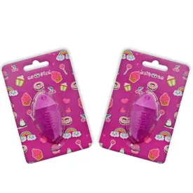 2 In 1 Sharpener Cum Eraser - Purple