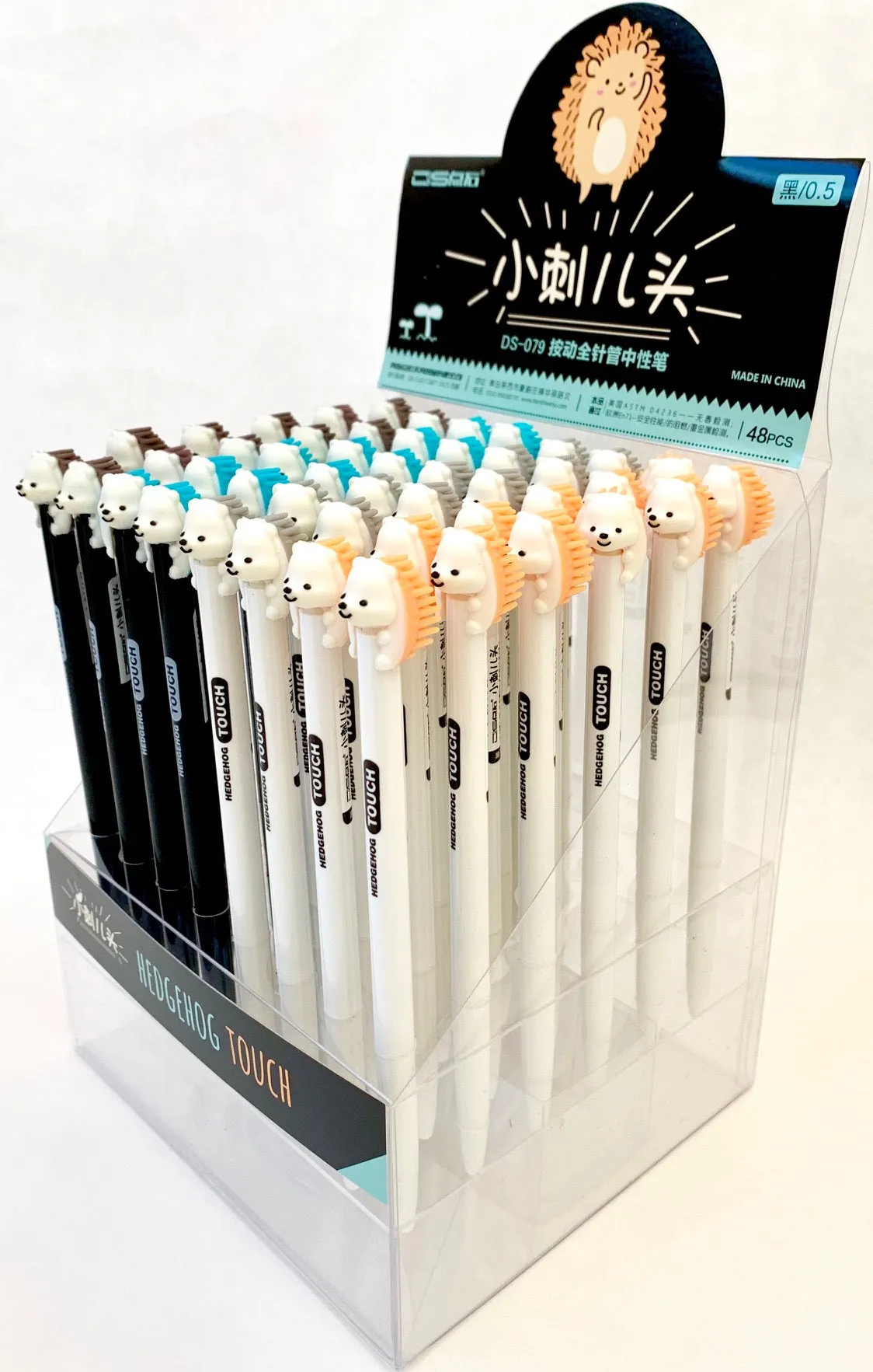 22219 HEDGEHOG GEL PEN-48