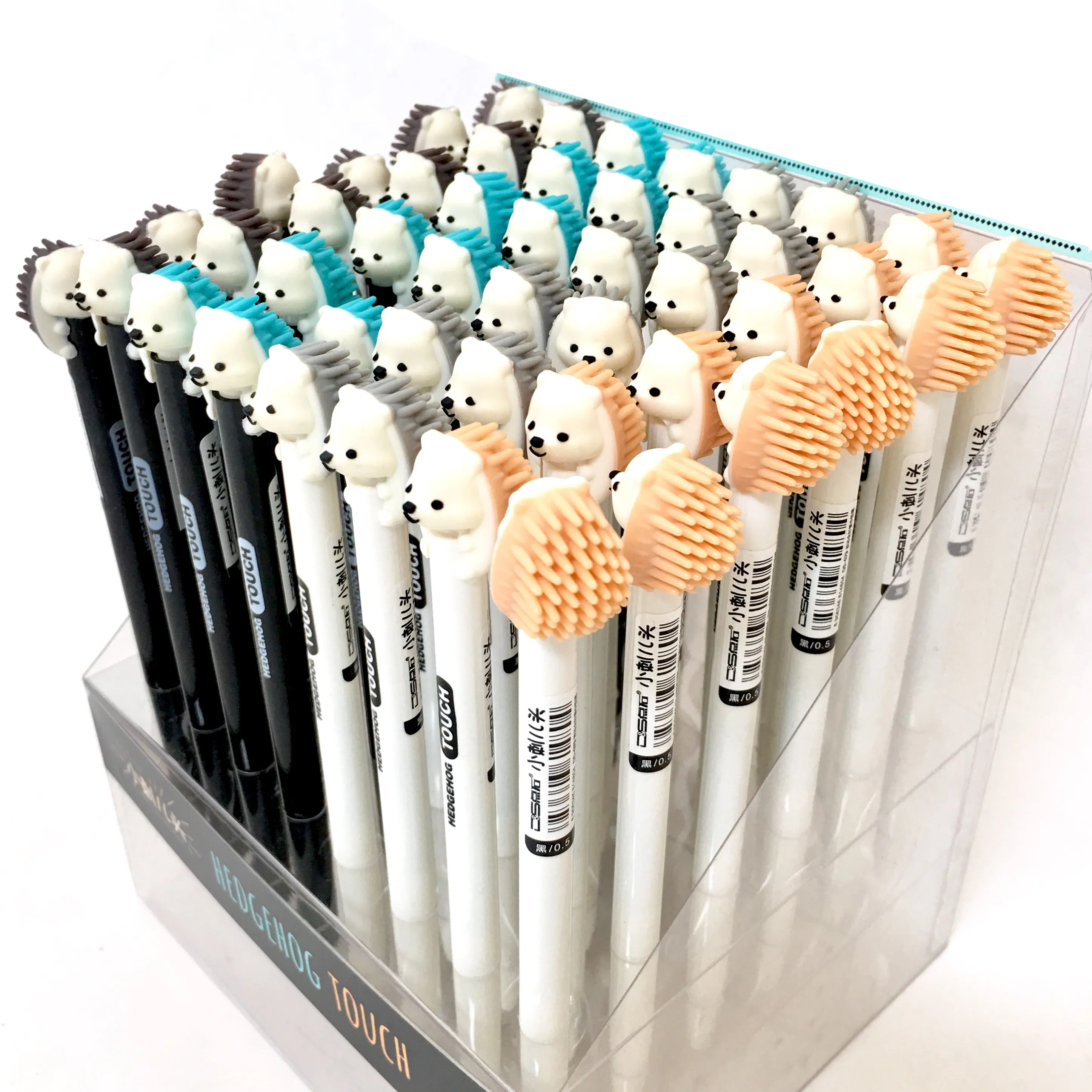 22219 HEDGEHOG GEL PEN-48