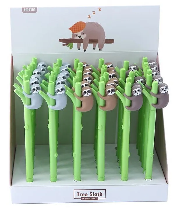 223262 SLOTH GEL PEN-34