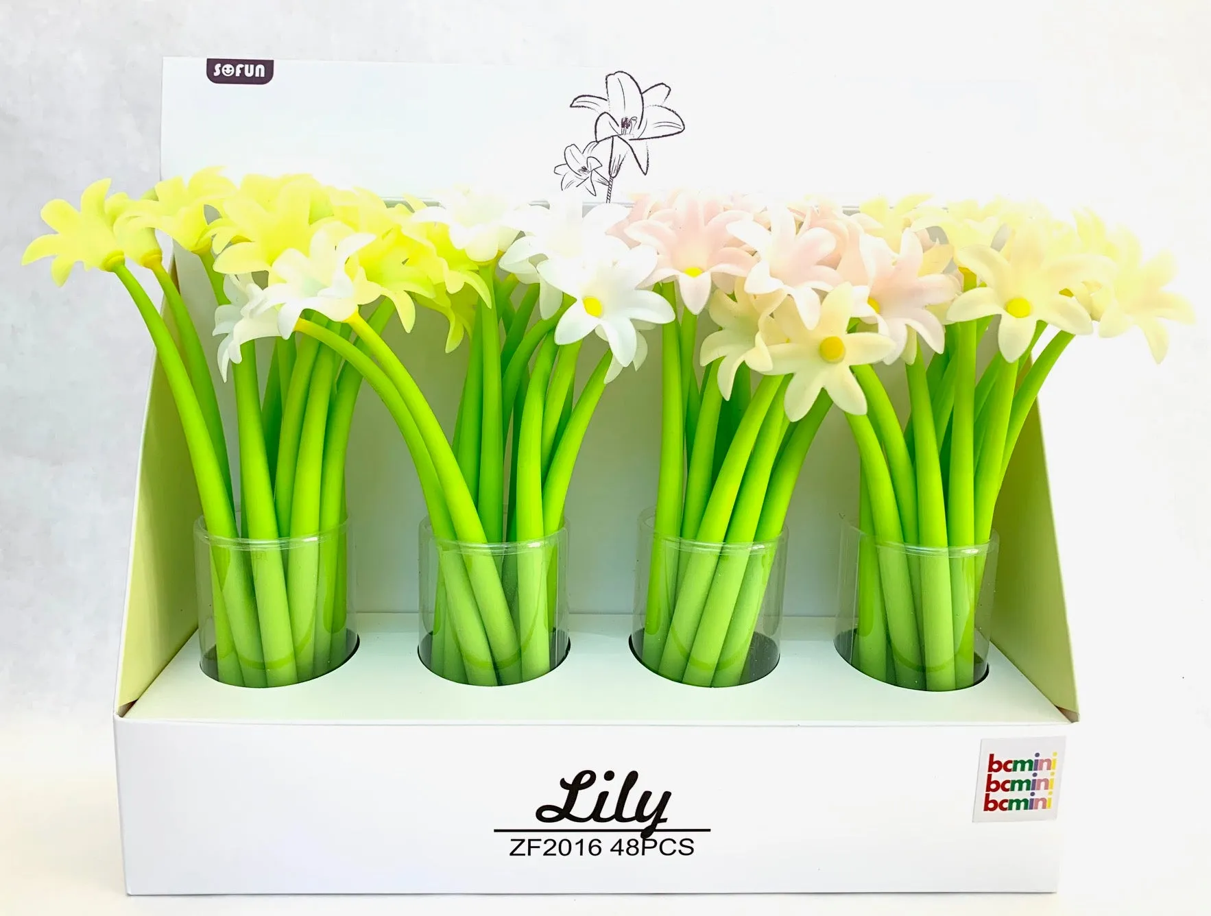 22414 LILY FLOWER GEL PEN-48