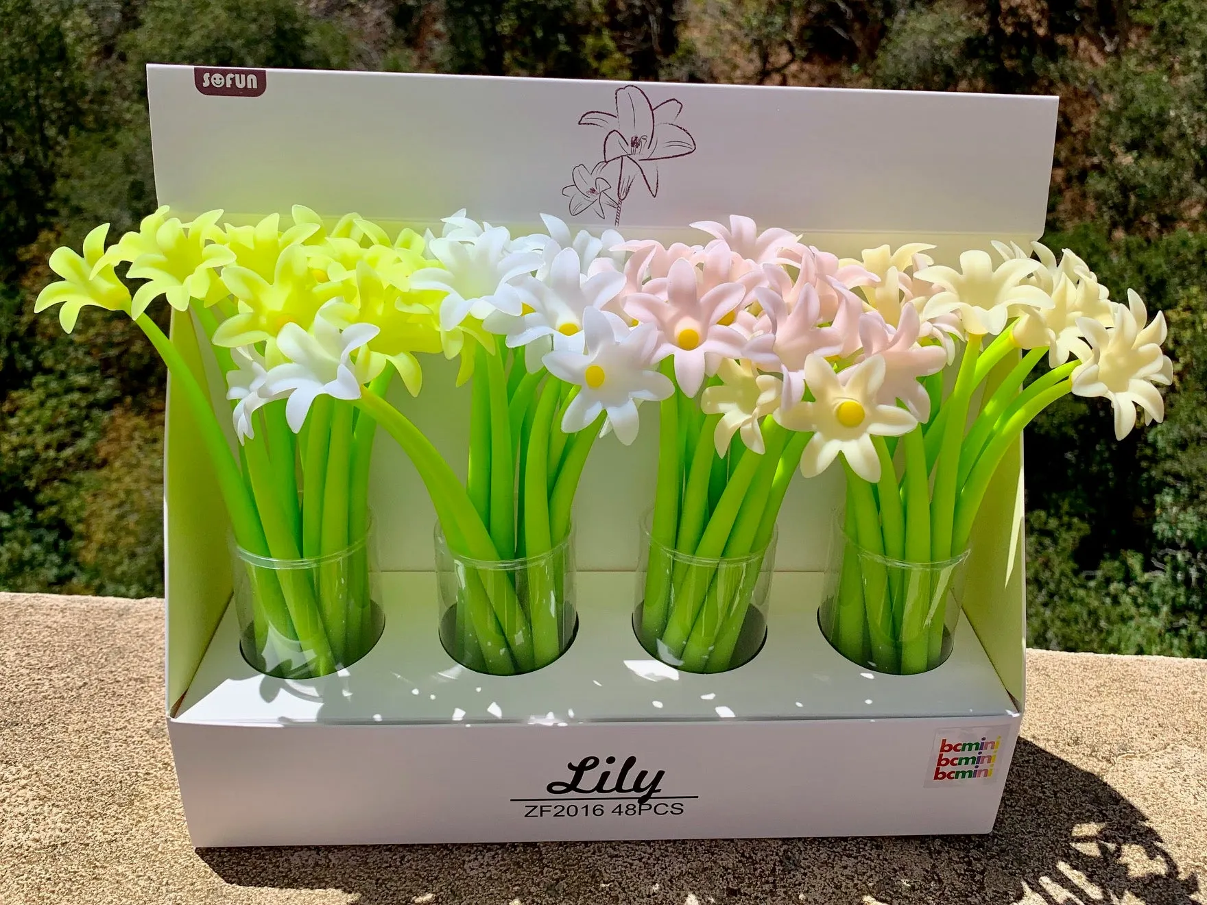 22414 LILY FLOWER GEL PEN-48
