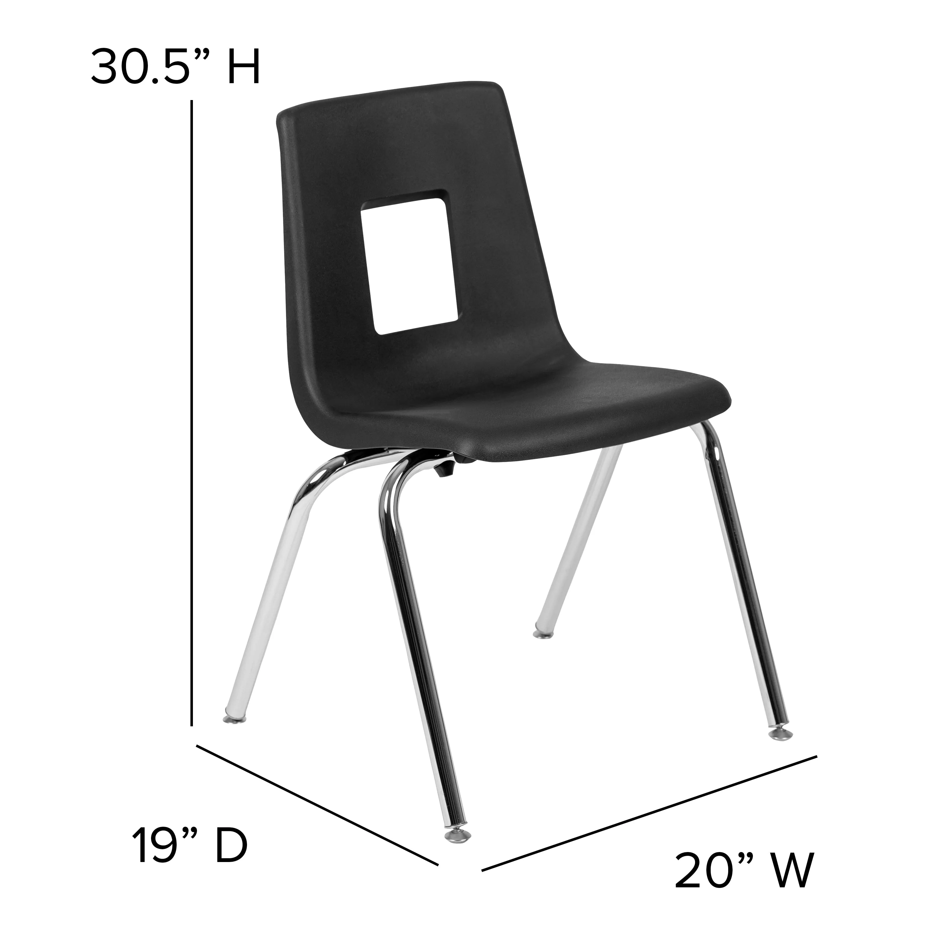 60" Circle Wave Grey Table Set XU-GRP-18CH-A60-HCIRC-GY-T-A-CAS-GG