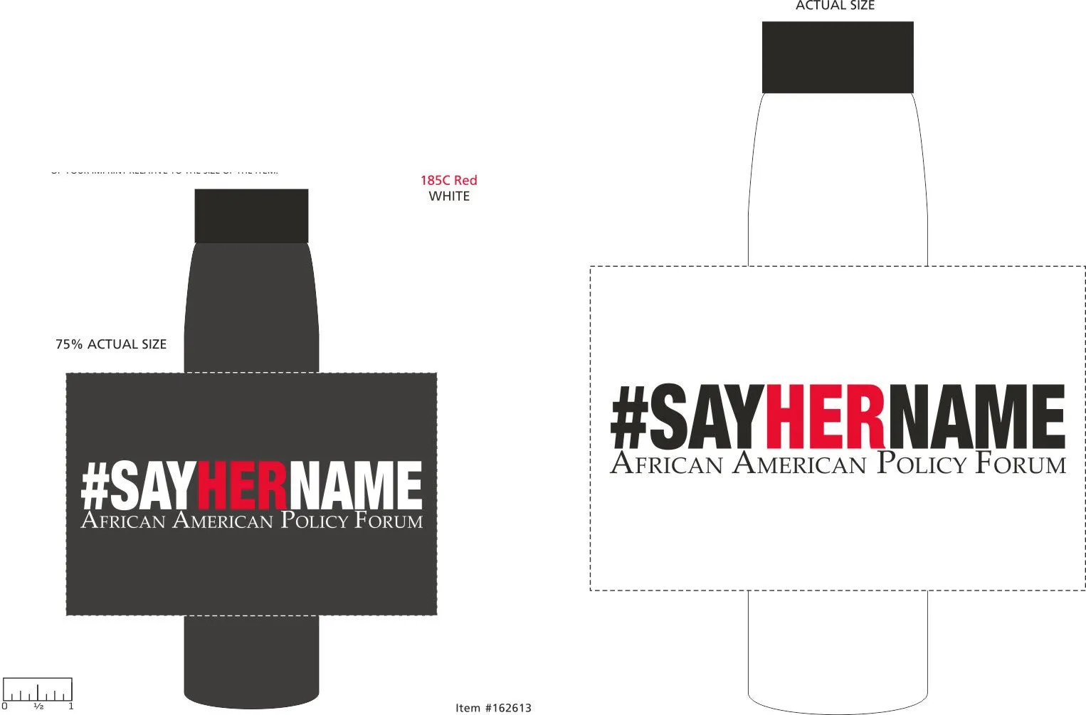 AAPF Custom Pen and Aluminum Water Bottle