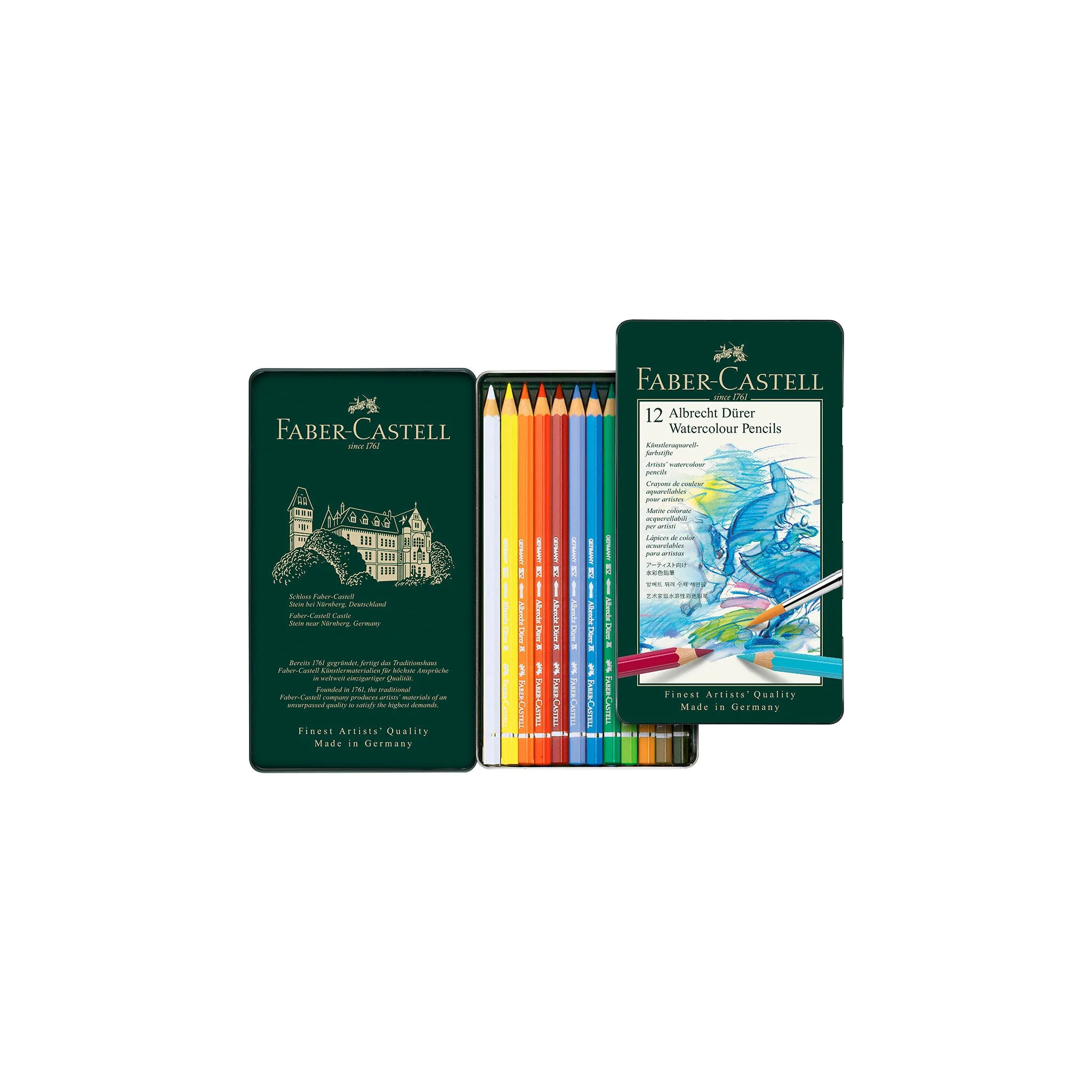 Albrecht Dürer Artists' Watercolor Pencils, Tin of 12 - #117512
