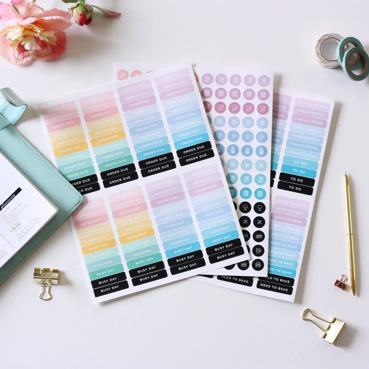 Cake Planner Stickers