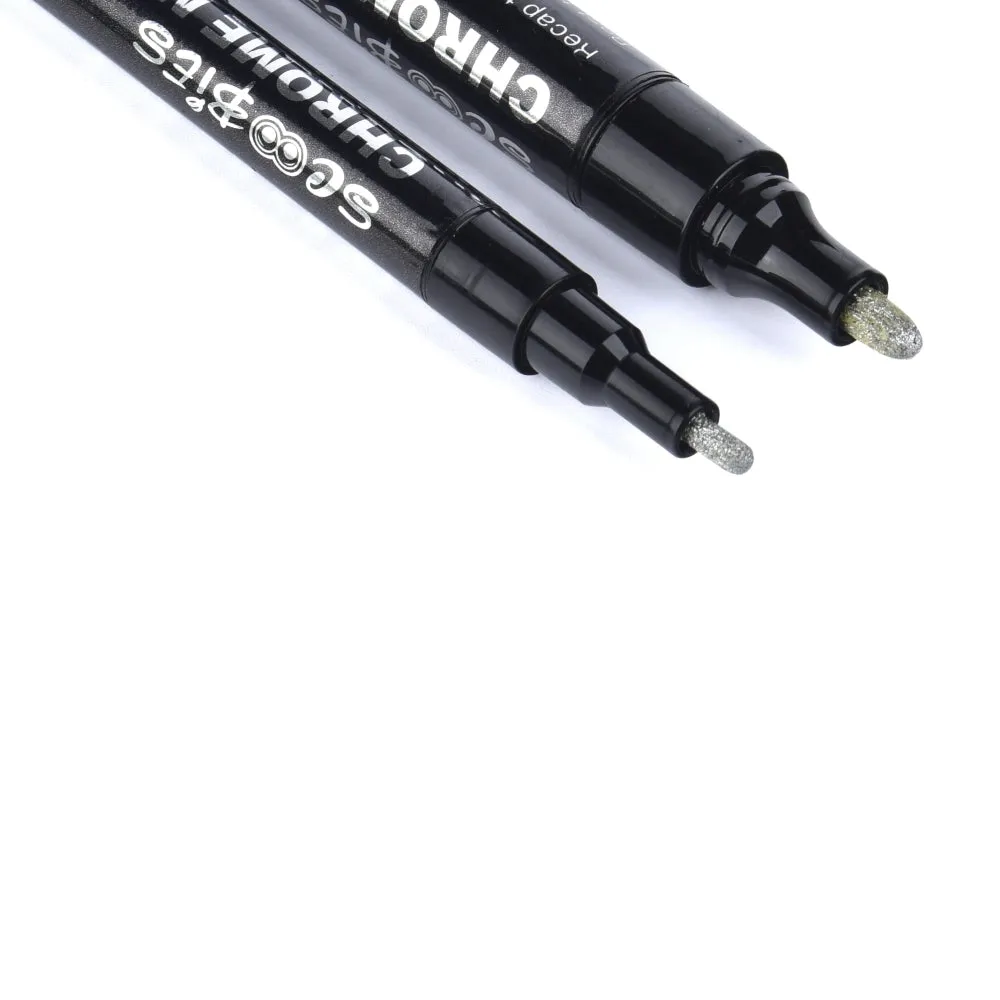Chrome Pens Set (Set Of 2)