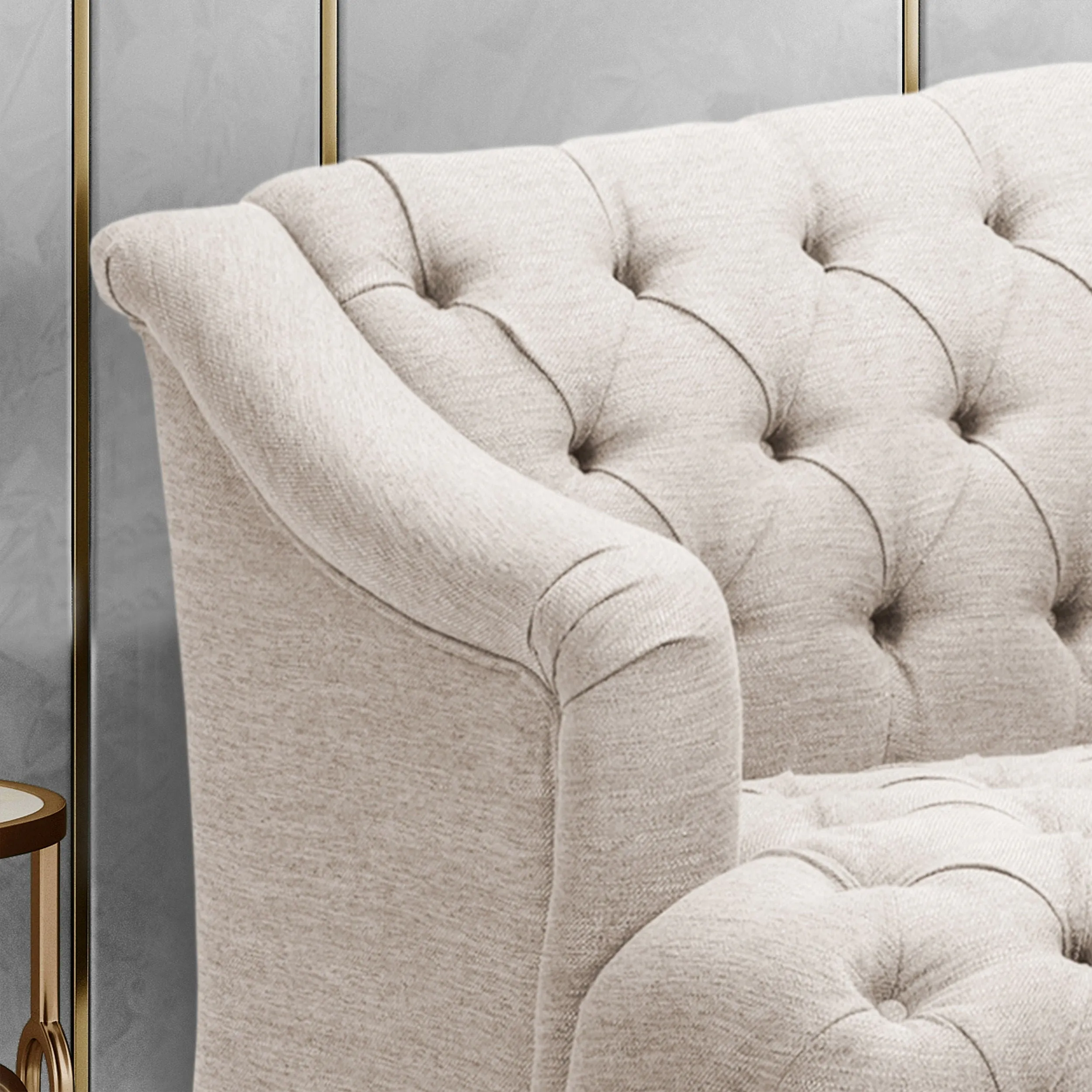 Comfy 3 Seat Sofa With Wooden Legs, For Living Room And Study by Couch.com