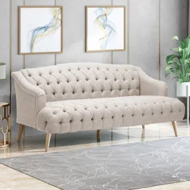 Comfy 3 Seat Sofa With Wooden Legs, For Living Room And Study by Couch.com