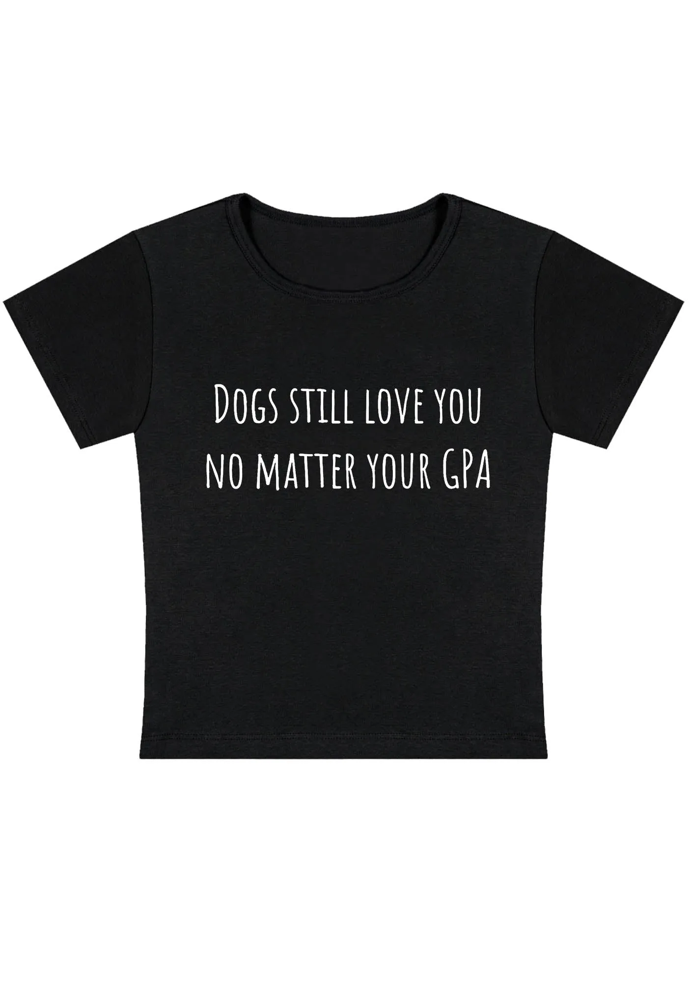 Curvy Dogs Still Love You No Matter Your GPA Baby Tee