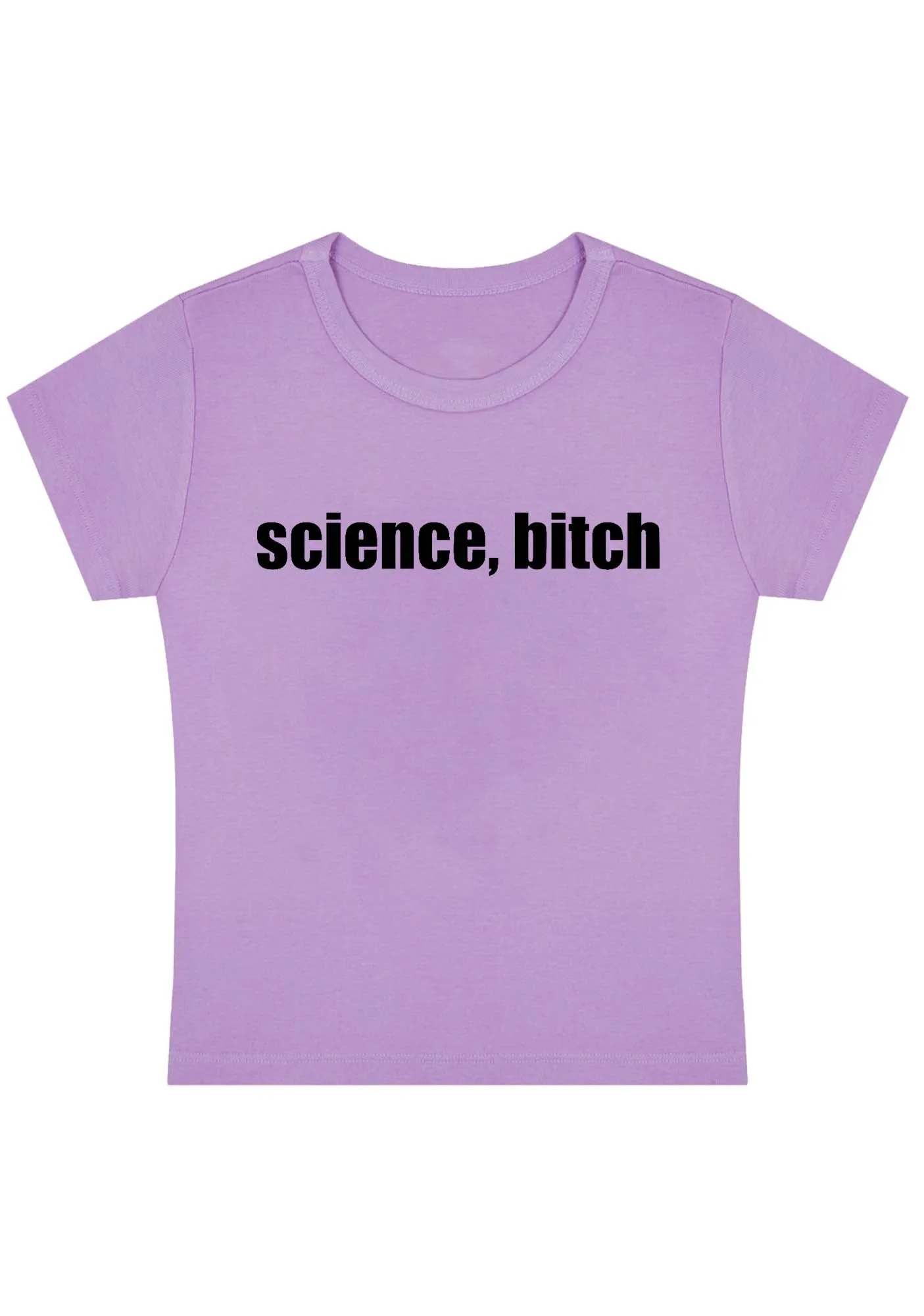 Curvy Science Bixxh Baby Tee