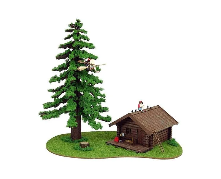 Ghibli DIY Paper Craft: Kiki's Delivery Service (Tree)