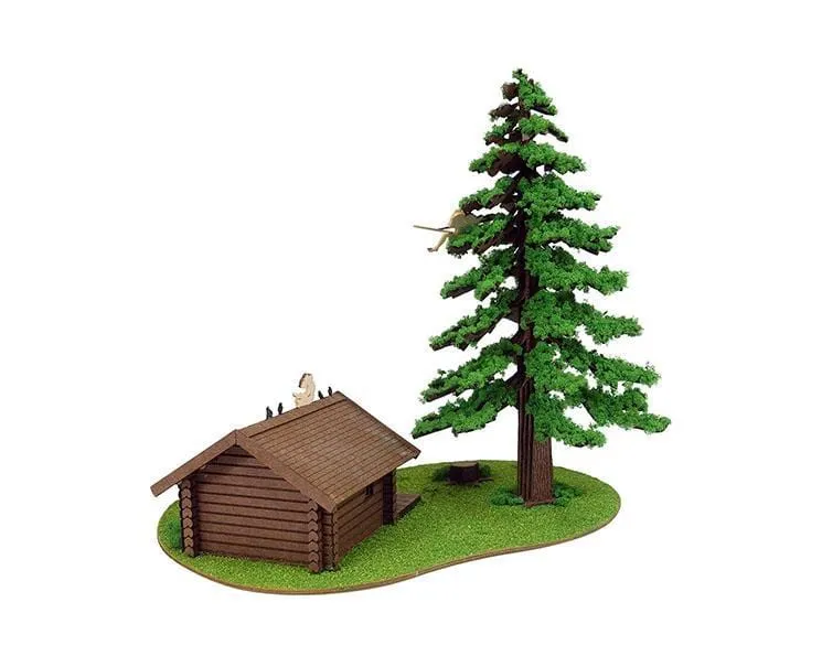 Ghibli DIY Paper Craft: Kiki's Delivery Service (Tree)