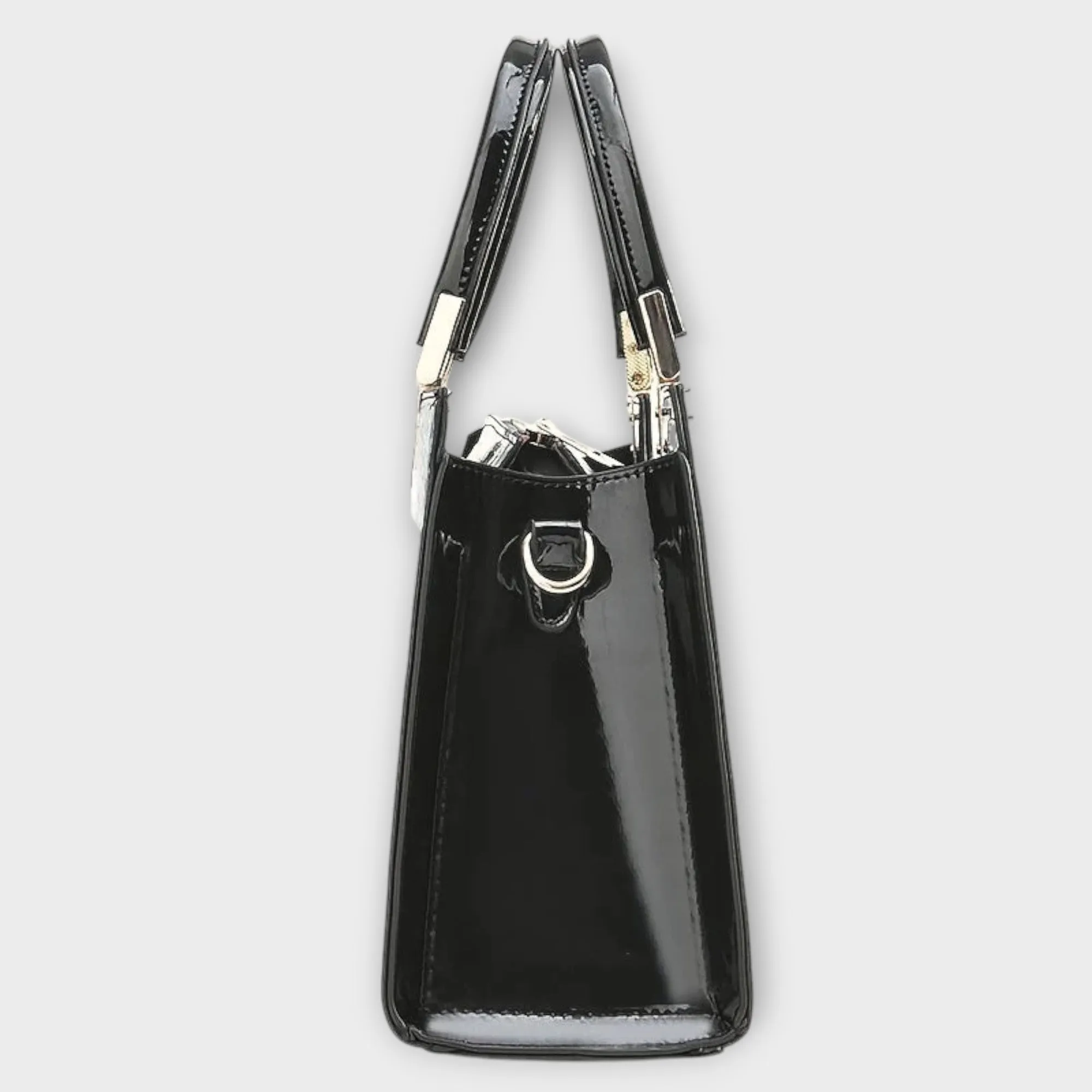 Mave | Glossy Croc Handbag
