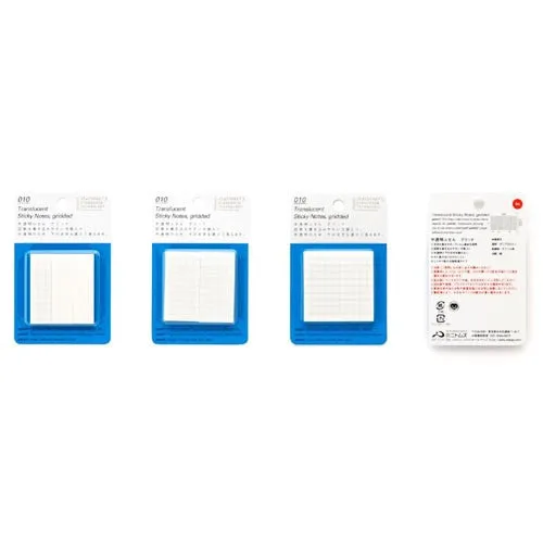 Translucent Sticky Notes Gridded 15mm