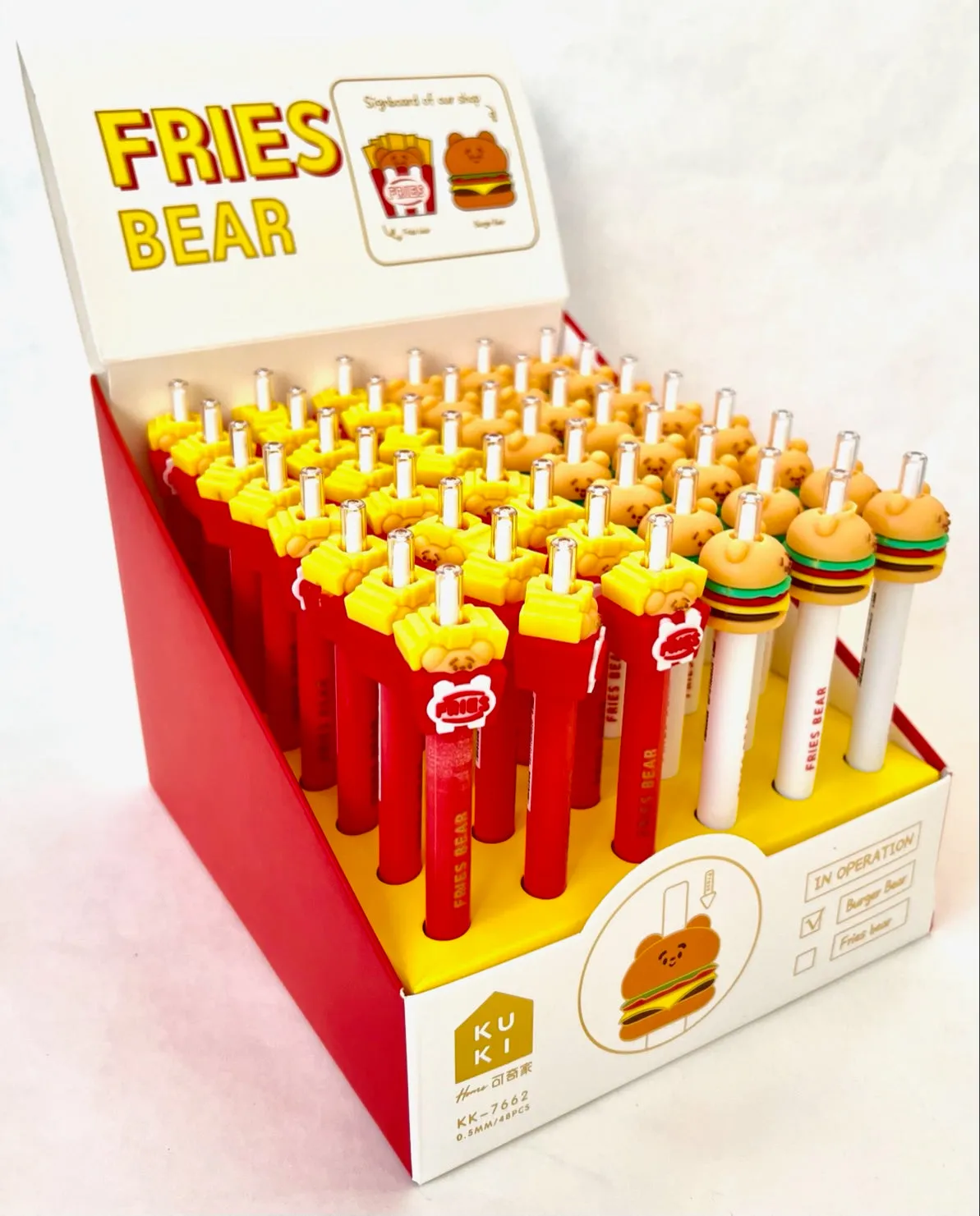 X 22440 FAST FOOD RETRACTABLE GEL PEN-DISCONTINUED