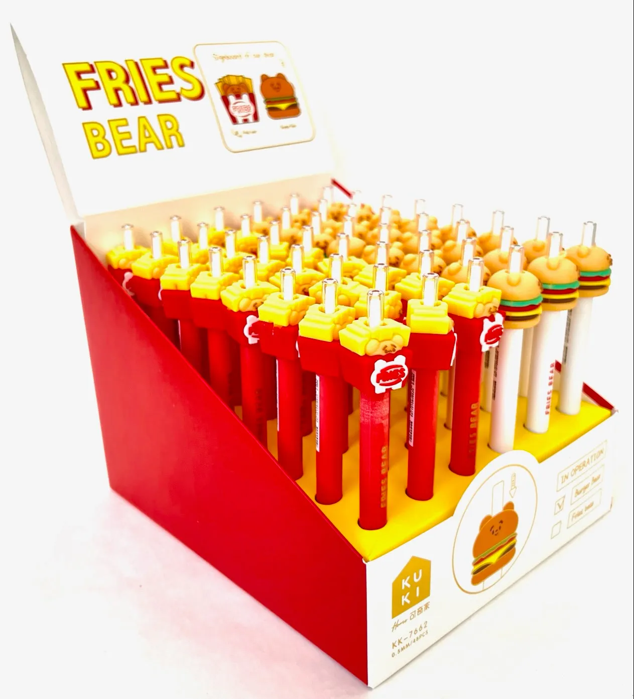 X 22440 FAST FOOD RETRACTABLE GEL PEN-DISCONTINUED