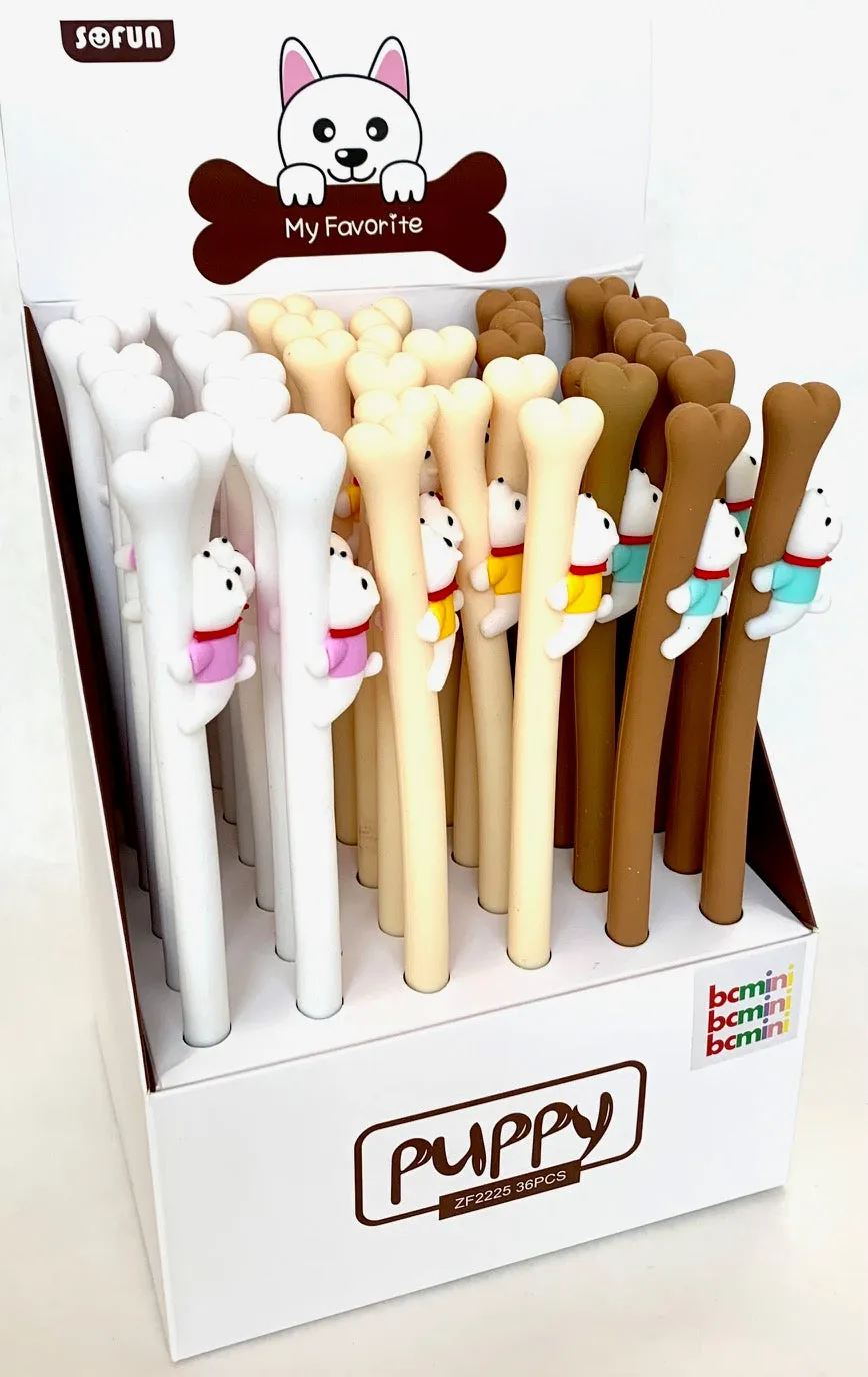 X PUPPY BONE WIGGLE GEL PEN-DISCONTINUED